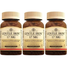 Solgar Gentle Iron 17 Mg 90 Kapsül 3 Adet