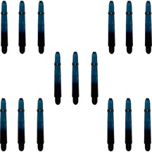 5 Set 15 Adet 41mm Mavi-siyah Pc Şeffaf Dart Shaft-şaft.