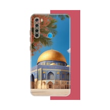 Redmi Note 8 Uyumlu Kudüs3 Baskılı Silikon Kılıf Renkli