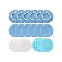Springsun 20 Parçalık Set 5-6 İnç Araba Mobilya Cilalama Seti 12 Mikrofiber 4 Dokunmamış Kumaş 4 Yün