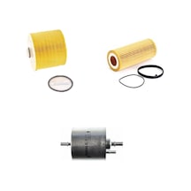 Bosch Filtre Bakım Seti Audi A6 2.4 3.0 3.2 Benzin 2005-2011 Hava + Yağ F. + Yakıt Filtre Mahle