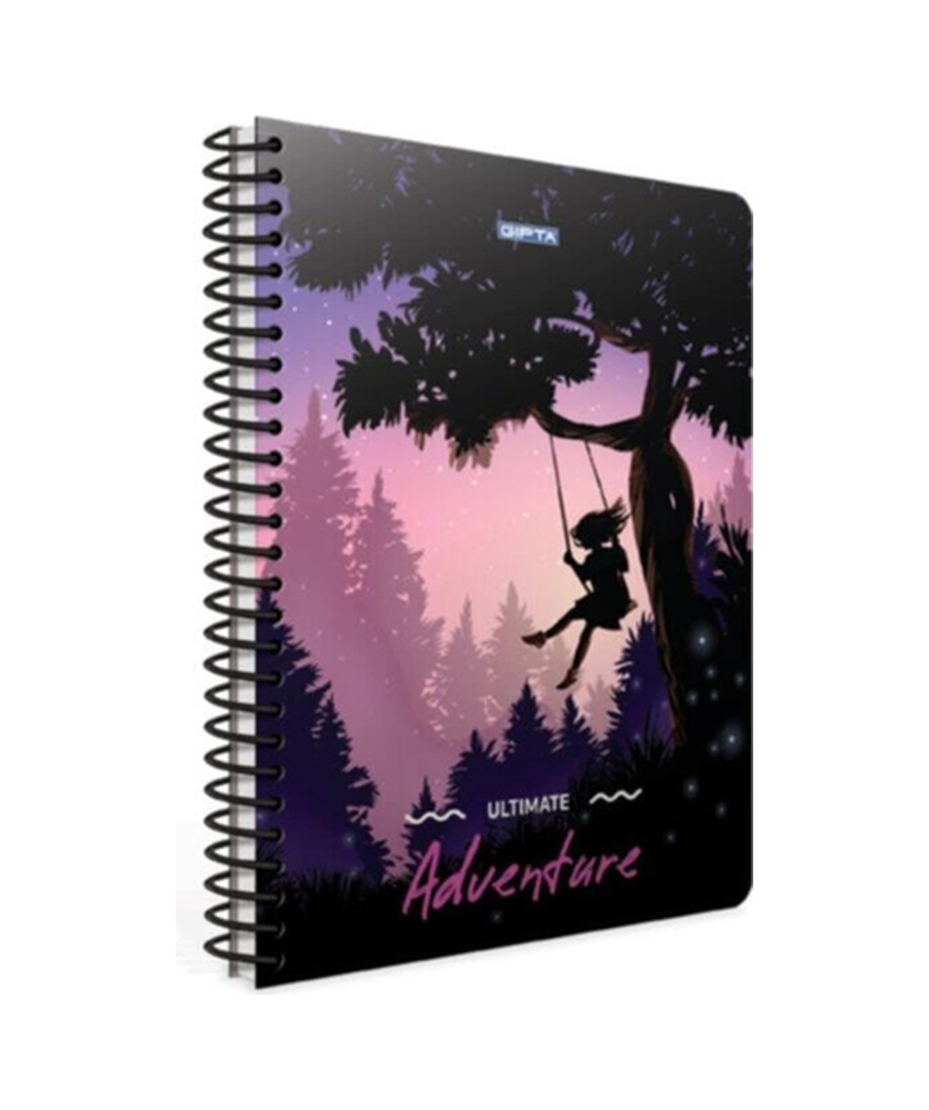 Adventure A4 Spiralli Karton Kapak Defter 80 Yaprak Kareli 4 Lü Paket 3844