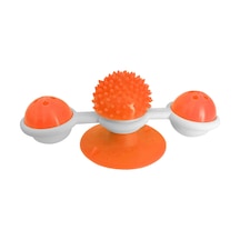 Vantuzlu Fırıldak Toplu Dönen Kedi Oyuncağı 8 Cm-18 Cm Tcu