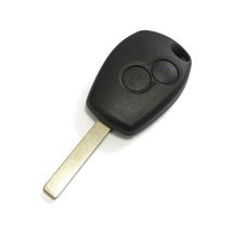 Autohan Keys Renault Clio 3, Kangoo 2, Master Uyumlu 2 Butonlu Siyah Anahtar Kabı, 2006-2012 Mo Standart