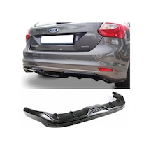 Ford Focus 3 Hb Sport Difüzör Arka Ek 2015 Mat Siyah Plastik