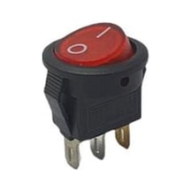 Electroon Mini Işıklı Yuvarlak Anahtar 16Mm 3Pin - 30Adet