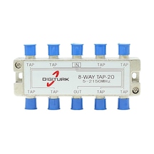 Digitürk 5-2150 Mhz 20D8 8 Yollu Tap Switch 1/8 Splitter