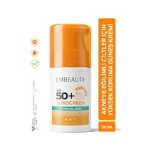 Akne Eğilimli Ciltler İçin Yüz Güneş Kremi Spf50+ 50 Ml