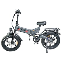 T-bike X8 250w Katlanabilir Elektrikli Bisiklet Siyah-gri