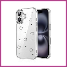 Gees Global Apple iPhone 16 Plus Uyumlu Fiyonk Desenli Kapak - Desen 2 Gbzs