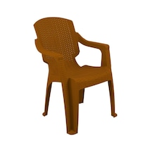 Luna Golf Rattan Koltuk 6 Adet Tik Kahverengi