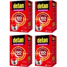 Detan Süper Elektrolikit Cihaz Sivrisineksiz 60 Gece 4'lü Set