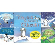 Tübitak Okul Öncesi Penguen Pipkin Ciltli 5 Kitap Set 3+  Yaş