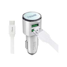 İ'think Gold Çift Usb Araç Şarjı + Lightning Kablo A50a - 5 Adet Tarı