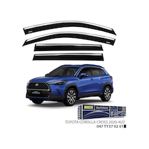 Toyota Corolla Cross Niken Kromlu Cam Rüzgarlığı 4lü 2020 ve Üstü