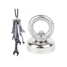 Ay Magnet Fishing Neodyum Pot Mıknatıs, Çap 25Mm, Kurtarma