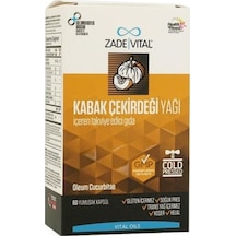 Zade Vital Kabak Çekirdeği Yağı 30 Yumuşak Kapsül