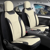 Suzuki Baleno Tay Tüyü Oto Koltuk Kılıfı Fermuarlı Ön Arka Set Bej Edition