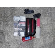 Lüx Trafik Seti+1200 Akü Takviye Kablosu+plastik Hava Kompresörü