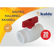 Kalde Pprc Kelebek Mini Küresel Vana 20 Mm 20mm