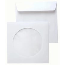 Oyal Cd Zarfı 12,5x12,5 Pencereli Beyaz 90 Gr