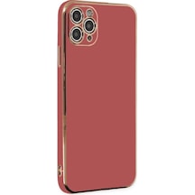 Apple iPhone Uyumlu   11 Pro Max Kılıf Volet Silikon - Kırmızı