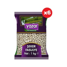 Yazar Şeker Fasulye 6 x 1 KG