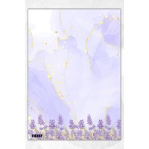 A5 Çiçek Bloknot Çizgisiz Defter - 50 Yaprak - Memopad - Notepad - Not Defteri - Not Kağıdı - 1991 Çok Renkli