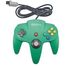 Yeşil Konsol-kablolu N64 Gamepad Joystick Nintendo 64 Konsolu İçin Usb Denetleyici Oyun Joystick Nintendo N64 Gamepad