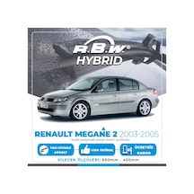 Rbw Hybrid Renault Megane 2 2003 - 2005 Ön Silecek Takımı - Hibri
