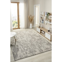 Mariesse Home Wool Serisi Bukleli Yumuşak Dokulu İskandinav Dokuma Halı 1085-gri
