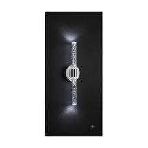 Bubbleflux Medium 40 Cm Modern Tasarım Led Aplik - Duvar Lambası - Gümüş - Elektrikli - Kumandalı - Beyaz Led Gümüş
