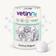 Gutiva Digest - Köpek Sindirim Sağlığı Takviyesi, Prebiyotik Ve Probiyotik, Diyare Ve Dışkı Formu Düzenleyici, Toz Form, 150 Gram
