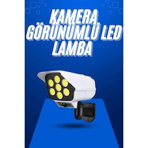 Mey İthalat Solar Bahçe Aydınlatması Hareket Sensörlü Uzaktan Kumandalı Kamera Görünümlü 43917195
