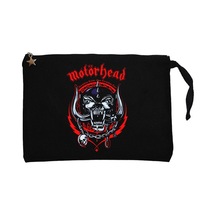 Motörhead Everything Louder Siyah Clutch Cüzdan / El Çantası Siyah