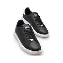 Papatay W033 Tam Ortopedik Taban Unisex Spor Ayakkabı Hafif Taban Günlük Spor Ayakkabı Siyah