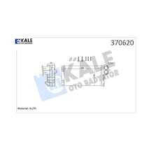 Kalorifer Radyatörü C3 02 P206 99 P307 00 Xsara 00 12 245 137x35 Mekanik Kale Radyatör 6448.q2/ 6448.l0