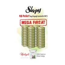 Sleepy 90'lı Zeytinyağlı Pamuklu Islak Bebek Havlusu Mega 48 Paket Ve Rosie Hediye Tekli