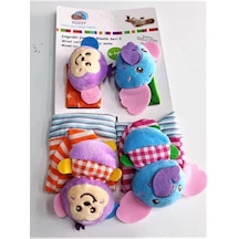 Sozzy Toys Sozzy Çıngıraklı Bileklik Ve Çorap Pembe