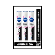 Kadın Sprey Deodorant Black&white Invisible Clear 48 Saat Anti-perspirant Koruma 200mlx3adet
