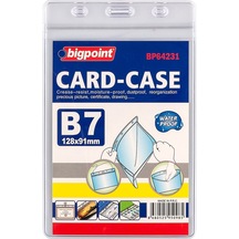Bigpoint Kilitli Kart Poşeti Dikey B7 91x128mm X 10 Adet