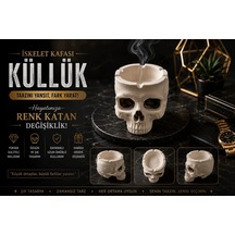 Kafatası Küllük , İskelet Kafatası Küllük , Kurukafa Küllük