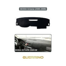Skoda Octavia 2000-2008 Torpido Koruma Halısı Gri Kenar