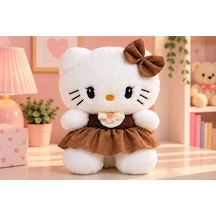 Hello Kitty 30 Cm Peluş Oyuncak Açık Kahverengi