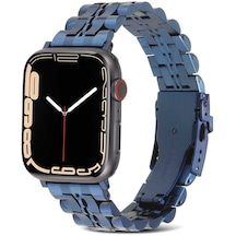 Noktaks - Apple İos Uyumlu Apple Watch Ultra 49mm - Kordon Krd-54 Metal Strap Kayış
