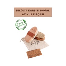 Selülit Karşıtı Doğal At Kılı Selülit Fırçası