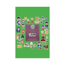 Bullet Journal İçin 4687435476874 Sticker Seti Abanoz