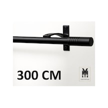 Siyah Alüminyum Tek Kanallı Rustik - Dekoratif Rustik Siyah300cm - 873508043 Siyah300cm