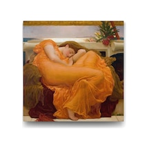 Frederic Leighton - Haziran Alevi Tablosu - 40x40cm 7/8 Yaş