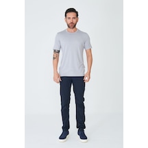 Lacivert Tencel Kumaş Yazlık Chino Erkek Pantolon Laci